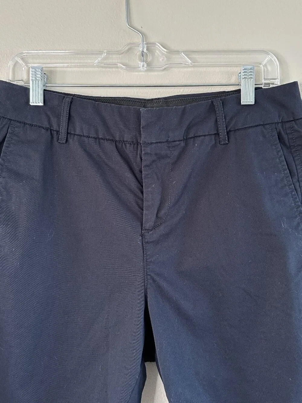 Quince Black Organic Stretch Cotton Chino Bermuda Shorts, 10, Minimalist Coastal - Picture 3 of 9